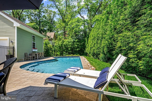 1165 Fulling Mill Ln, Haddon Heights, NJ 08035 - outdoor pool featuring a patio area