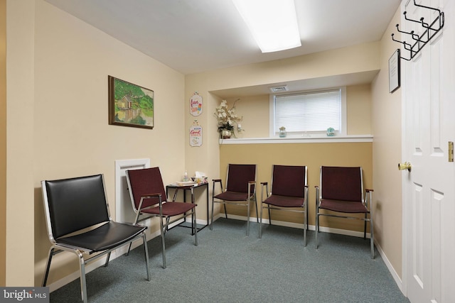 101 Chelsea Ave, Pine Beach, NJ 08741 - sitting room with baseboards and carpet floors