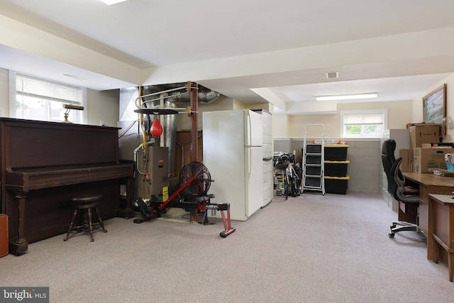 101 Chelsea Ave, Pine Beach, NJ 08741 - carpeted office space featuring heating unit