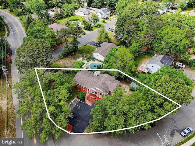 101 Chelsea Ave, Pine Beach, NJ 08741 - aerial view of residential area with property boundaries highlighted