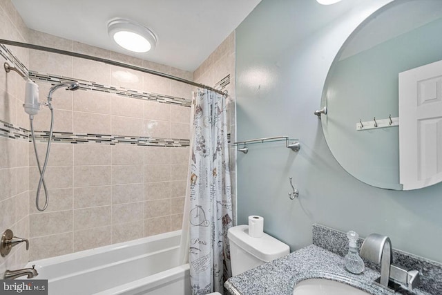 20429 Ambassador Ter Unit 20429, Germantown, MD 20874 - full bathroom featuring shower / bath combination with curtain, vanity, and toilet