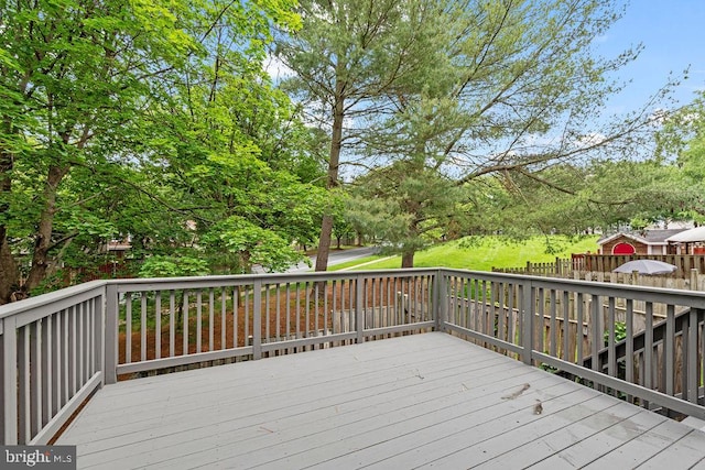 20429 Ambassador Ter Unit 20429, Germantown, MD 20874 - view of wooden deck