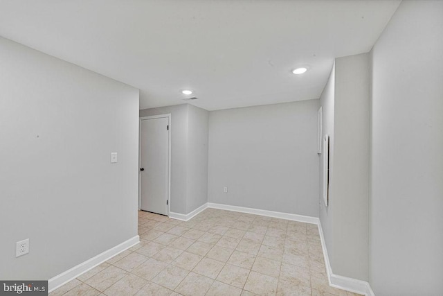 20429 Ambassador Ter Unit 20429, Germantown, MD 20874 - tiled empty room with baseboards and recessed lighting