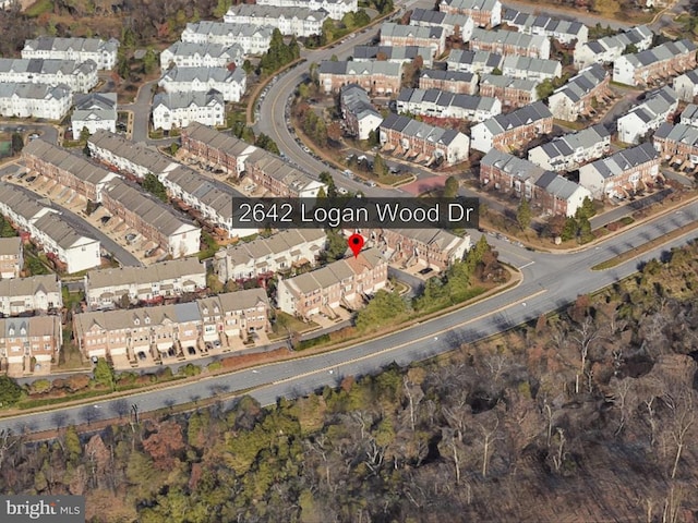 2642 Logan Wood Dr, Herndon, VA 20171 - aerial view of property's location featuring nearby suburban area
