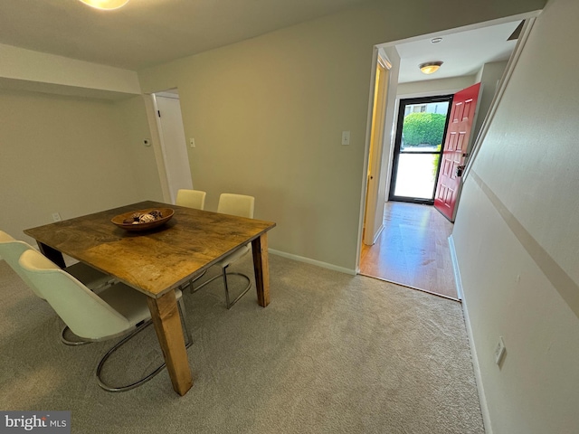 315 S Valley Forge Rd Unit 7, Devon, PA 19333 - dining room with light colored carpet and baseboards