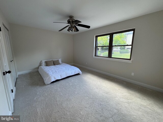 315 S Valley Forge Rd Unit 7, Devon, PA 19333 - carpeted bedroom featuring baseboards and a ceiling fan