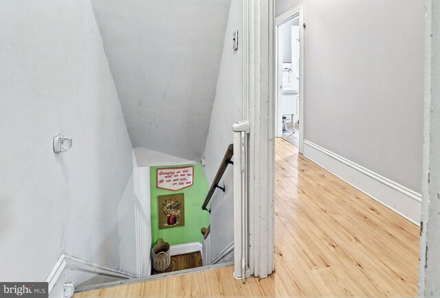134 N Plum St, Lancaster, PA 17602 - stairs with wood finished floors