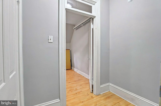 134 N Plum St, Lancaster, PA 17602 - hallway featuring wood finished floors and baseboards