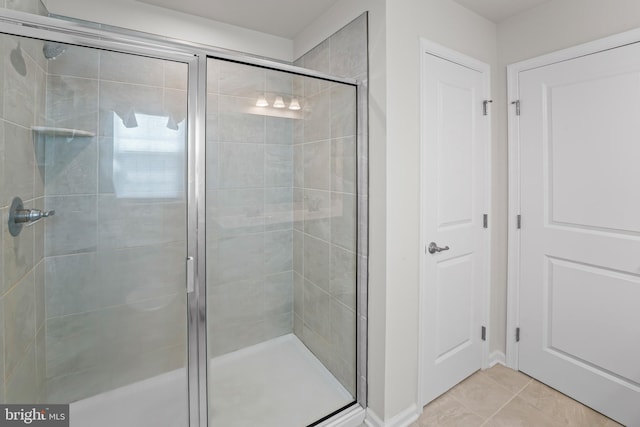 138 Merseyside Dr, Woolwich Twp, NJ 08085 - bathroom with a stall shower and tile patterned floors