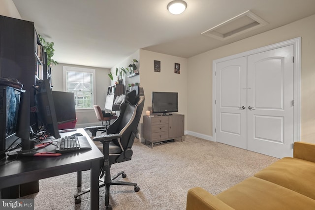 500 Prince George Dr, Lancaster, PA 17601 - carpeted office space featuring attic access and baseboards