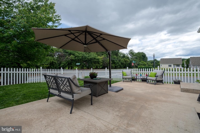 500 Prince George Dr, Lancaster, PA 17601 - view of patio with an outdoor hangout area