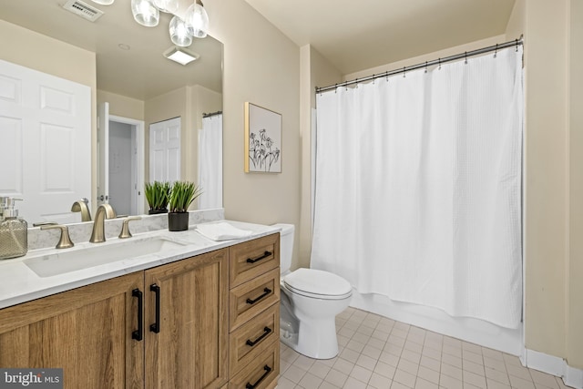 23 Pierside Dr Unit 429, Baltimore, MD 21230 - full bathroom featuring vanity, toilet, tile patterned floors, and shower / bath combo