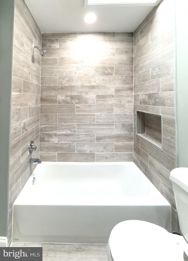 1736 E 30th St, Baltimore, MD 21218 - bathroom featuring toilet and bathing tub / shower combination