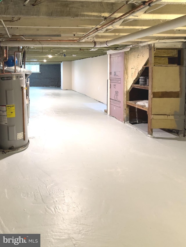 1736 E 30th St, Baltimore, MD 21218 - basement with water heater