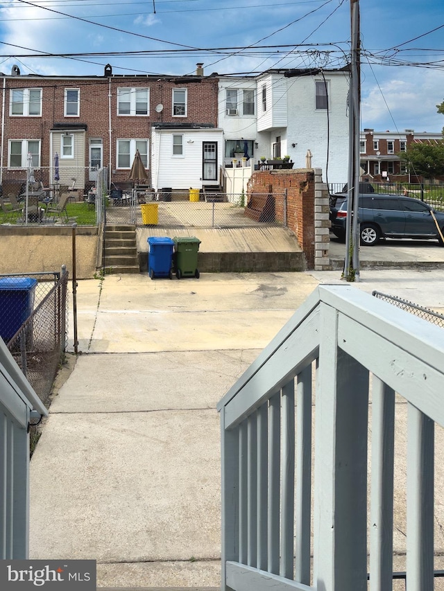 1736 E 30th St, Baltimore, MD 21218 - exterior space with a residential view and a deck