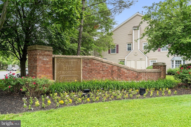 82 Cheverny Ct, Hamilton, NJ 08619 - community sign featuring a yard