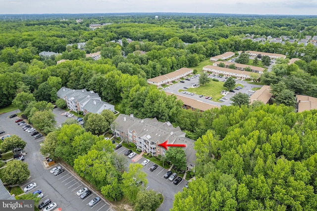 82 Cheverny Ct, Hamilton, NJ 08619 - bird's eye view of a heavily wooded area