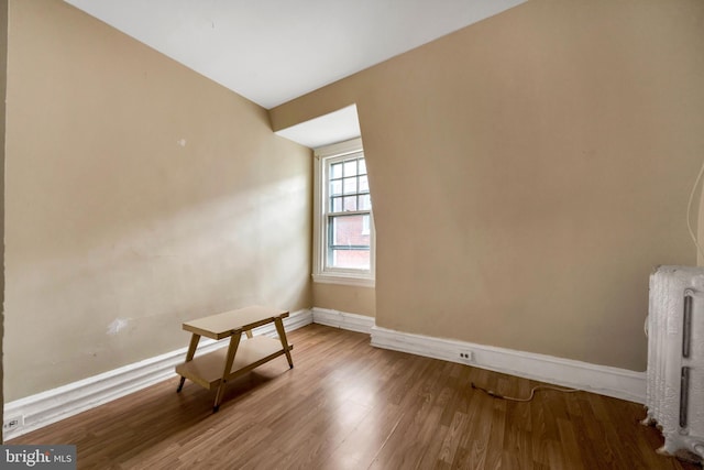 36 N Millbourne Ave, Upper Darby, PA 19082 - unfurnished room with radiator, baseboards, and wood finished floors