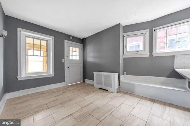 36 N Millbourne Ave, Upper Darby, PA 19082 - entrance foyer featuring radiator heating unit and baseboards