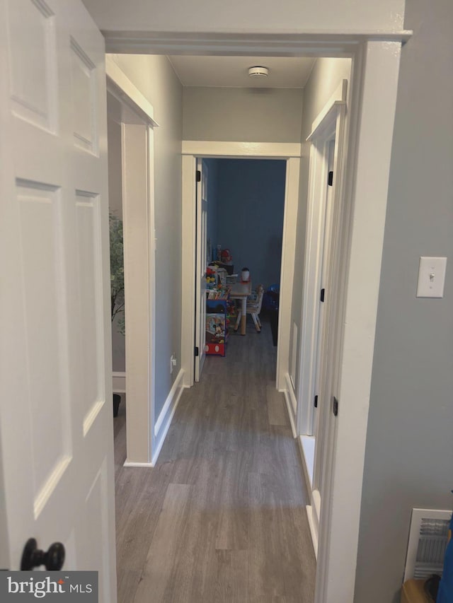 3258 N 48th St, Pennsauken, NJ 08109 - hallway with wood finished floors and baseboards