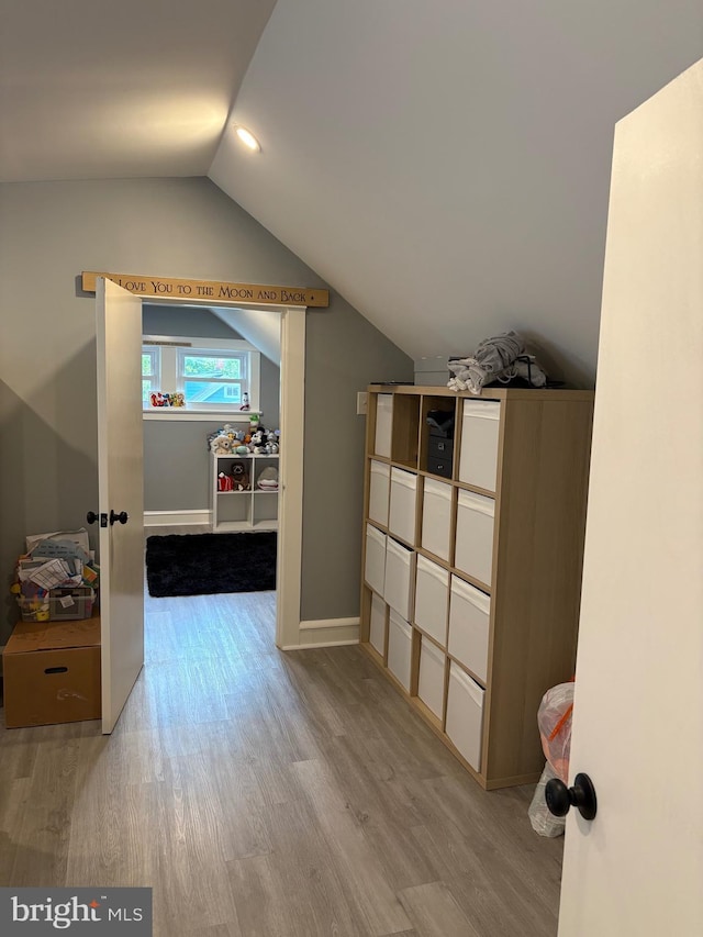 3258 N 48th St, Pennsauken, NJ 08109 - bonus room with wood finished floors, lofted ceiling, and baseboards