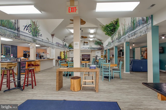 12133 Neale Sound Dr, Cobb Island, MD 20625 - common area featuring high vaulted ceiling