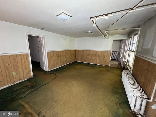 510 62nd Ave, Capitol Heights, MD 20743 - basement with wainscoting and wooden walls