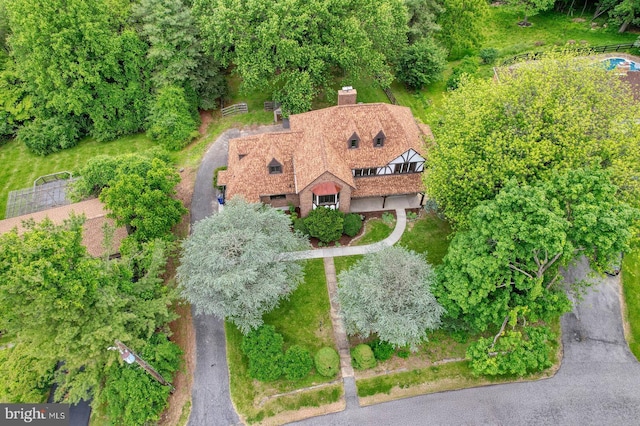 7423 Round Hill Rd, Frederick, MD 21702 - view from above of property
