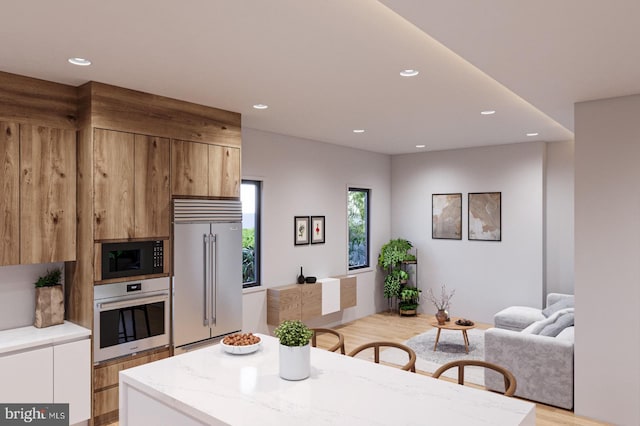 2007 S Joyce St, Arlington, VA 22202 - dining room featuring recessed lighting and light wood-style flooring