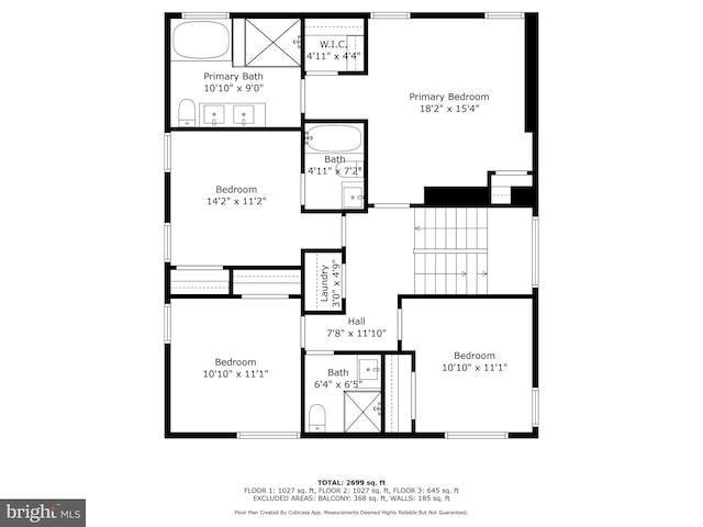 2007 S Joyce St, Arlington, VA 22202 - room layout