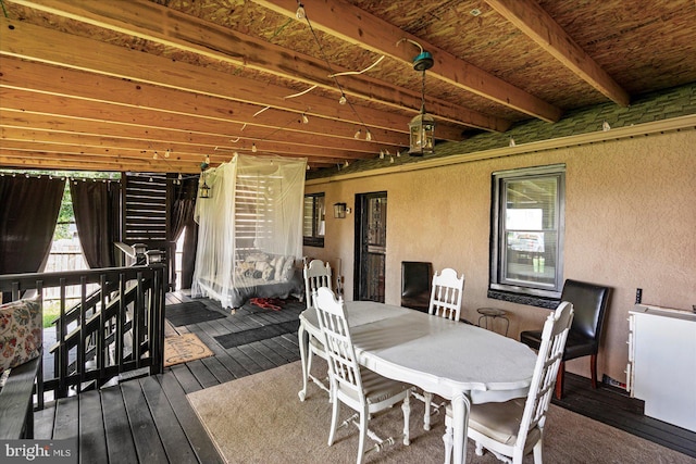 4406 Furley Ave, Baltimore, MD 21206 - view of wooden deck