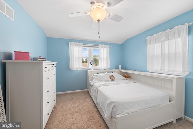 428 Hampshire Dr, Broomall, PA 19008 - bedroom featuring light colored carpet, baseboards, and ceiling fan