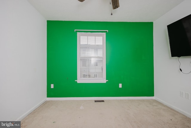 103 Stadium Cir, Inwood, WV 25428 - empty room featuring ceiling fan, baseboards, and carpet flooring