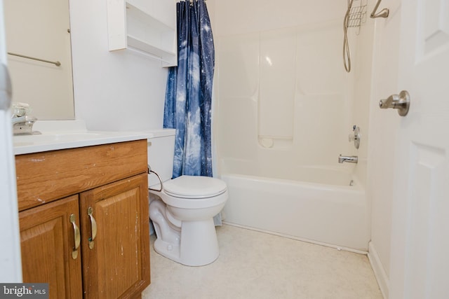 103 Stadium Cir, Inwood, WV 25428 - full bath with vanity, shower / tub combo with curtain, and toilet