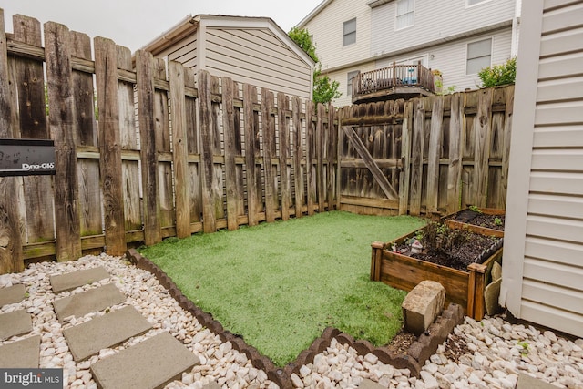 103 Stadium Cir, Inwood, WV 25428 - view of yard featuring a vegetable garden