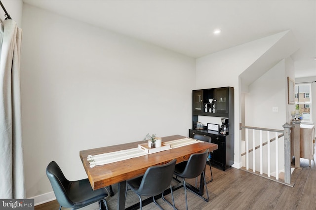 118 Fletcher Cir, Middletown, DE 19709 - dining space with wood finished floors, baseboards, and recessed lighting