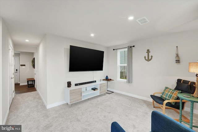 118 Fletcher Cir, Middletown, DE 19709 - living area featuring carpet floors, recessed lighting, and baseboards
