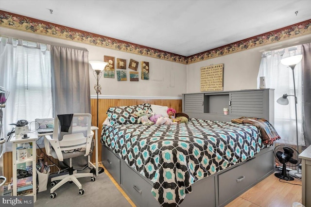 96 Messenger Ln, Willingboro, NJ 08046 - bedroom with wainscoting and a desk
