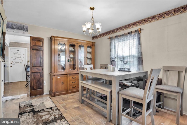 96 Messenger Ln, Willingboro, NJ 08046 - dining area featuring a chandelier