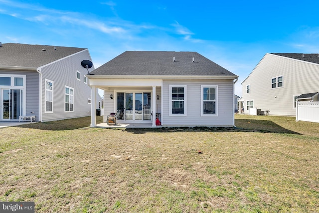 31107 Olney Way, Millsboro, DE 19966 - back of house with a patio and a lawn