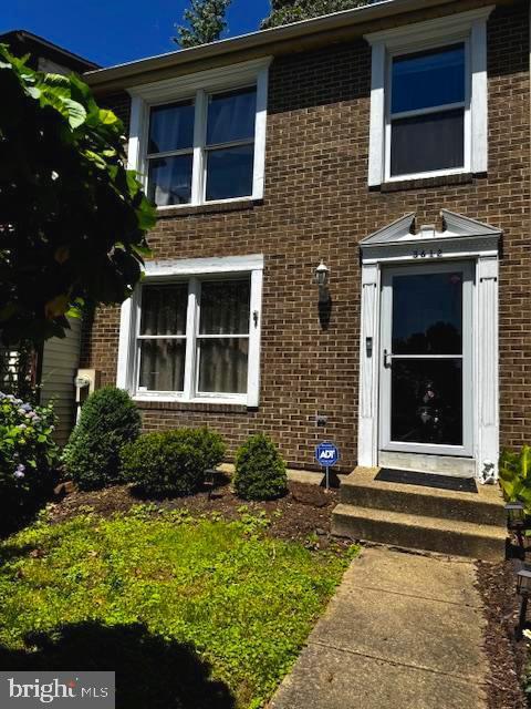 3612 Dorshire Ct, Pasadena, MD 21122 - view of exterior entry with brick siding