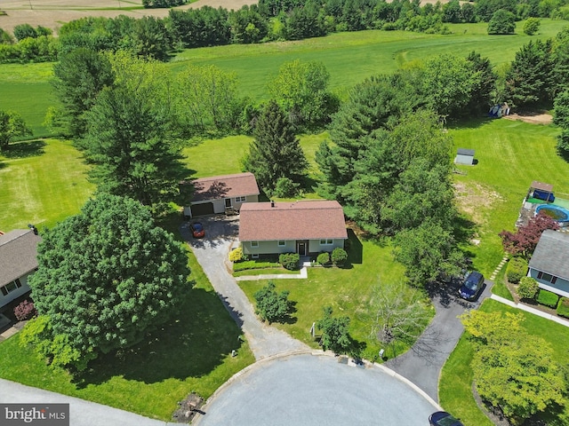 4202 Wolf Ct, Hampstead, MD 21074 - aerial view of property and surrounding area featuring a tree filled landscape