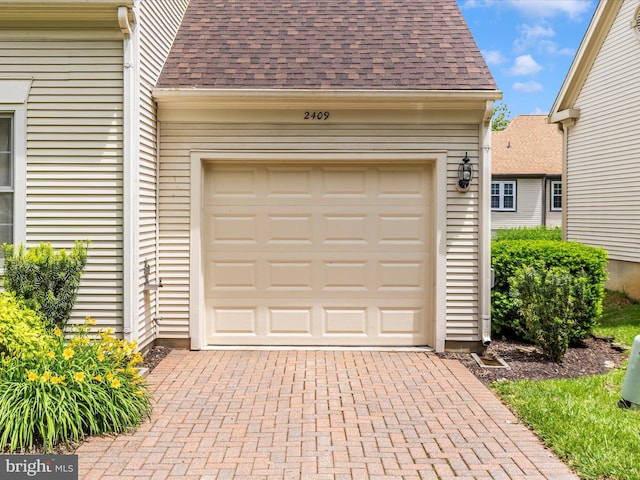 2409 Bear Den Rd, Frederick, MD 21701 - garage with decorative driveway
