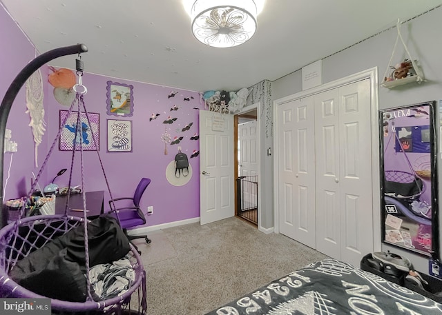 24950 Morgan Rd, Hollywood, MD 20636 - carpeted bedroom with a closet and baseboards