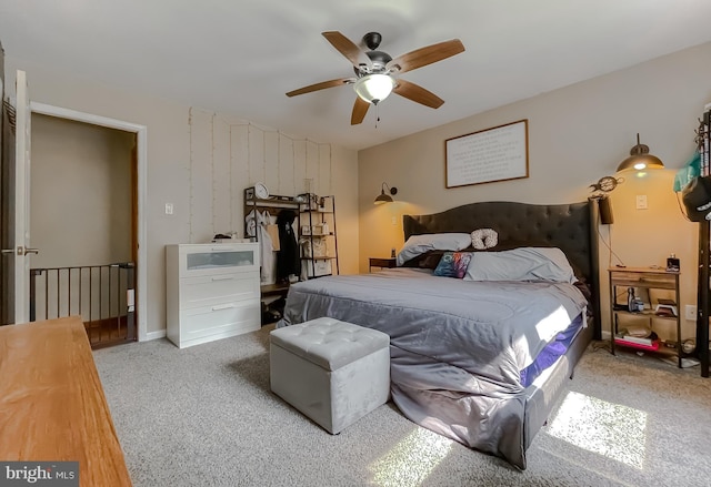 24950 Morgan Rd, Hollywood, MD 20636 - carpeted bedroom featuring ceiling fan
