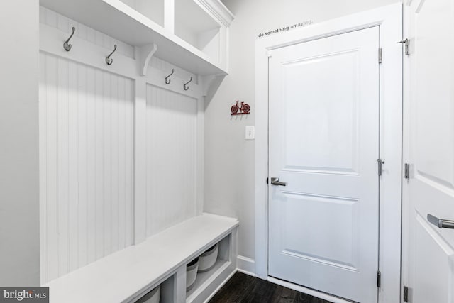 8516 Silver Laurel Ln, Frederick, MD 21704 - mudroom featuring dark wood-style flooring