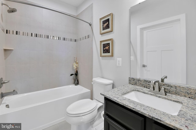 3411 Angelica Way Unit 303, Frederick, MD 21704 - full bathroom featuring vanity, toilet, and shower / bath combination