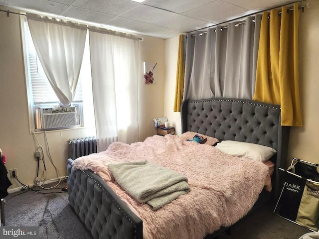 6553 N Smedley St, Philadelphia, PA 19126 - bedroom featuring radiator, carpet flooring, and cooling unit