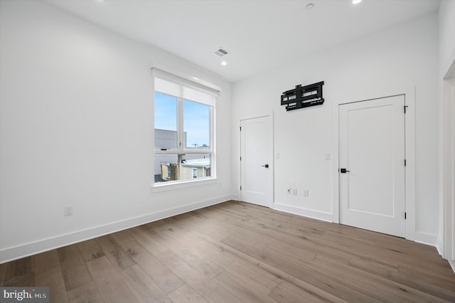 6522 Magnolia St, Philadelphia, PA 19119 - unfurnished bedroom featuring recessed lighting, wood finished floors, and baseboards
