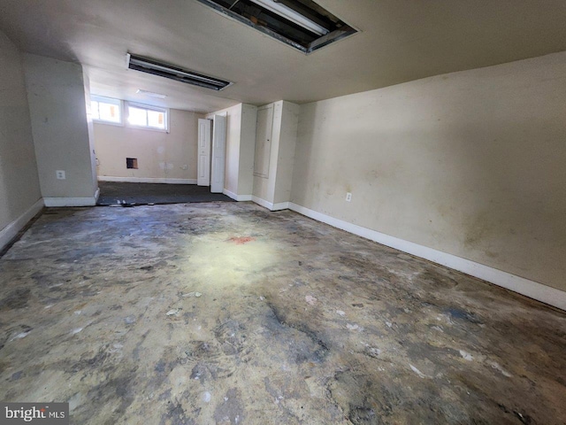 3057 Brighton St, Baltimore, MD 21216 - below grade area with baseboards